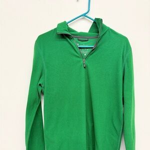 GAP Men's Bright Green Half-Zip Pullover Sweater